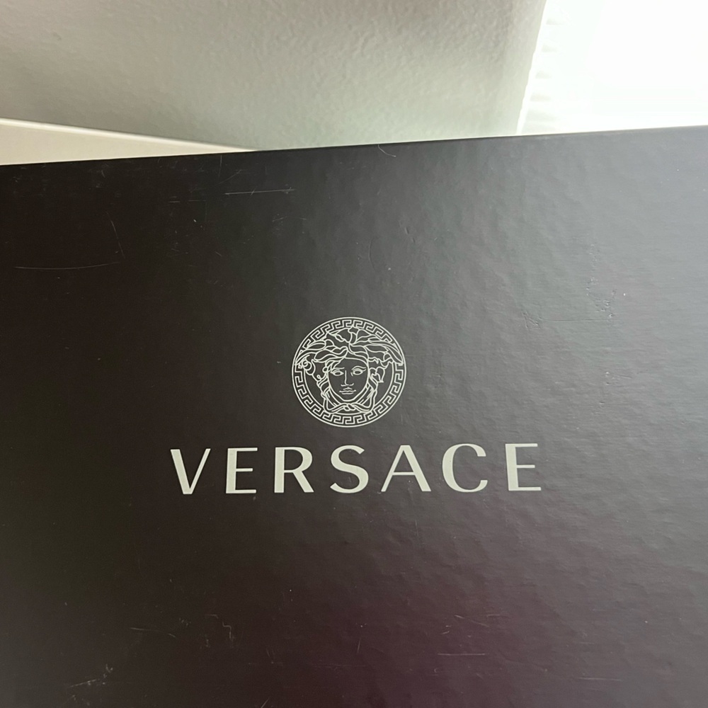 Versace La Greca Design Men’s Monogram Pool Slides Beach Sandals EU 45 - Picture 7 of 8